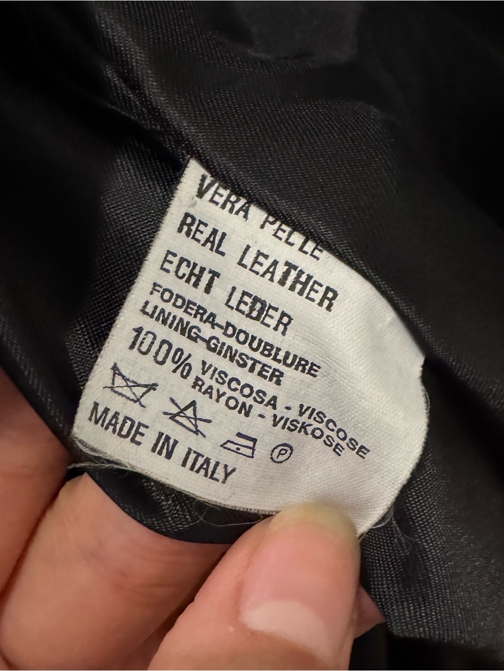Vintage Alta Moda Firenze Real Leather Blazer Jacket - Picture 4 of 7